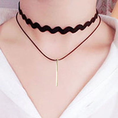 Female Neck Strap Pendant Clavicle Chain Necklaces