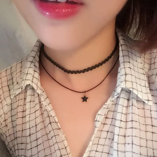 Female Neck Strap Pendant Clavicle Chain Necklaces
