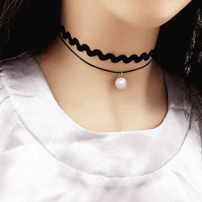 Female Neck Strap Pendant Clavicle Chain Necklaces