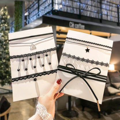 Female Neck Strap Pendant Clavicle Chain Necklaces