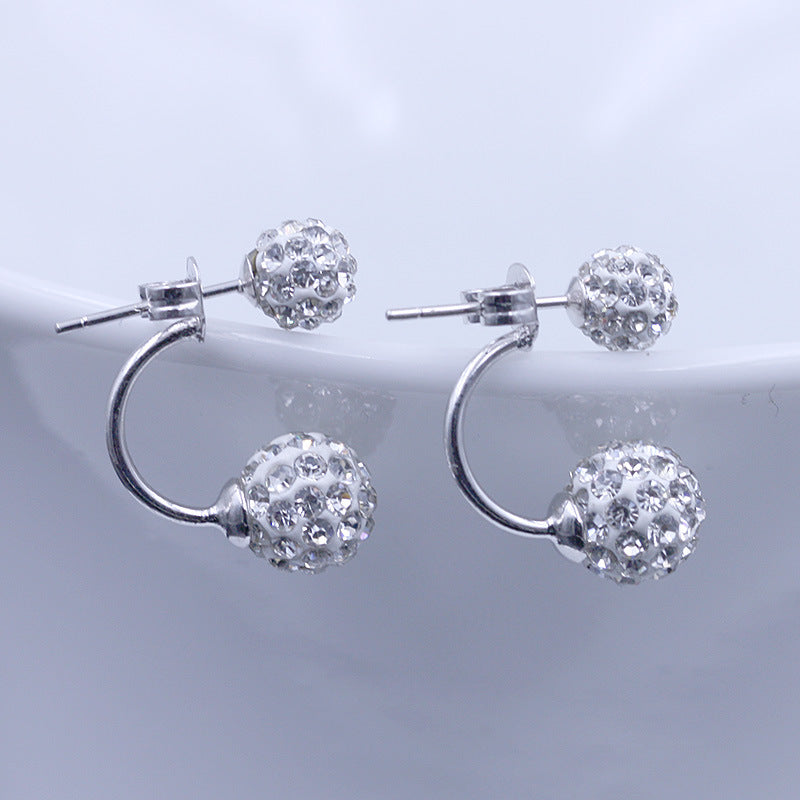 Live Streaming On Rhinestone Elegant Female Earrings