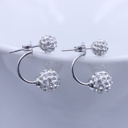 Live Streaming On Rhinestone Elegant Female Earrings