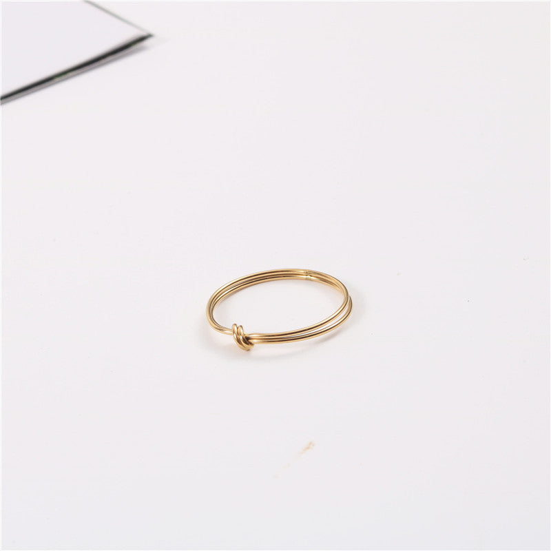 Washing Without Picking Gold Knot Truelove Rings