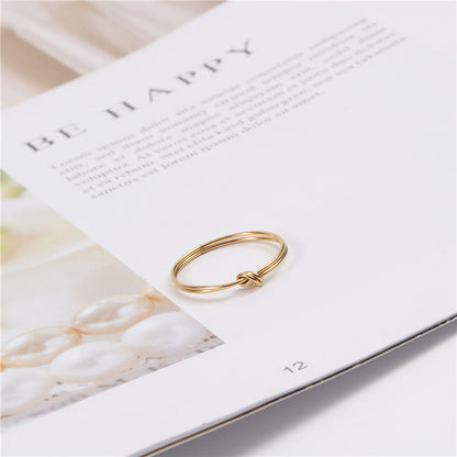 Washing Without Picking Gold Knot Truelove Rings