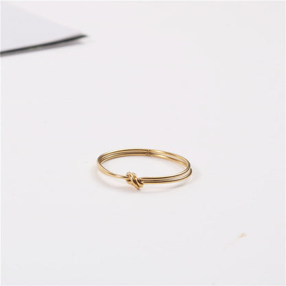 Washing Without Picking Gold Knot Truelove Rings