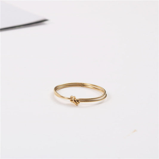 Washing Without Picking Gold Knot Truelove Rings