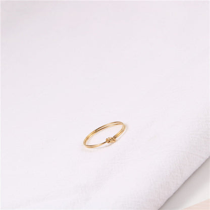 Washing Without Picking Gold Knot Truelove Rings
