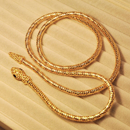 Snake Waist Chain Alloy Diamond Clavicle Necklaces
