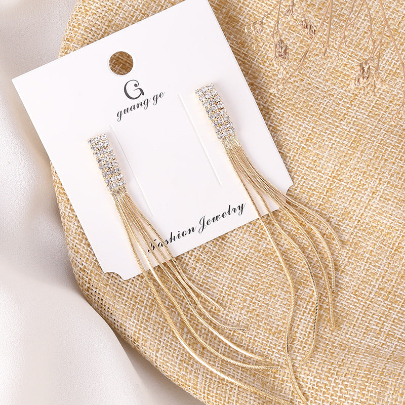 Women's Korean Imitation Sier Glaze Flowers Graceful Earrings