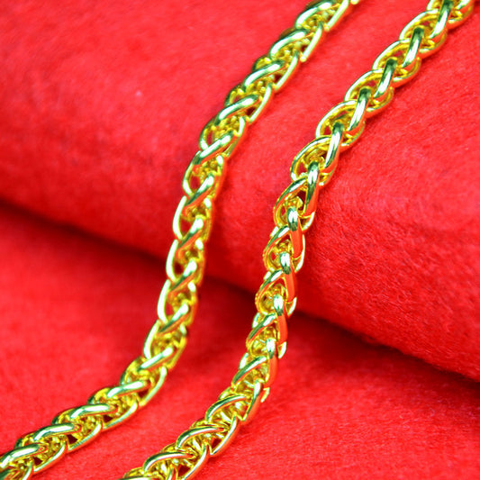 Men's Live Broadcast Ornament Gold Plated Keel Hemp Necklaces