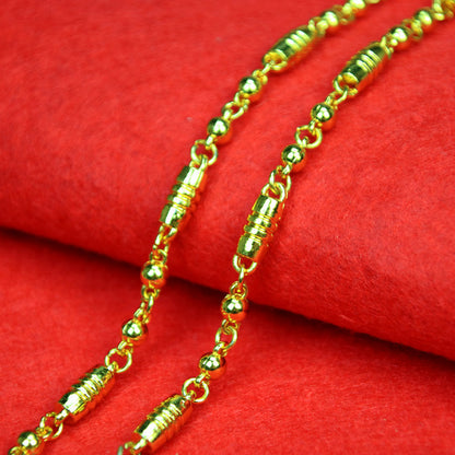 Men's Live Broadcast Ornament Gold Plated Keel Hemp Necklaces