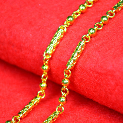 Men's Live Broadcast Ornament Gold Plated Keel Hemp Necklaces