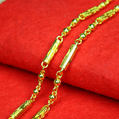Men's Live Broadcast Ornament Gold Plated Keel Hemp Necklaces