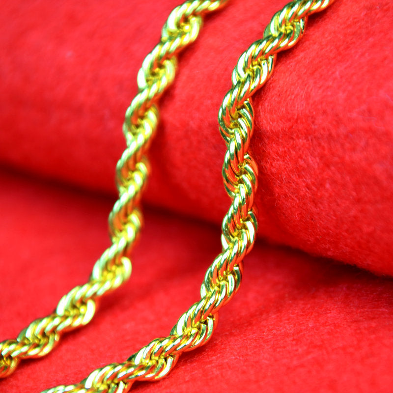 Men's Live Broadcast Ornament Gold Plated Keel Hemp Necklaces