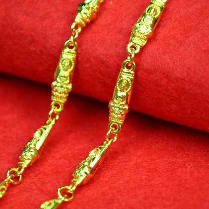 Men's Live Broadcast Ornament Gold Plated Keel Hemp Necklaces