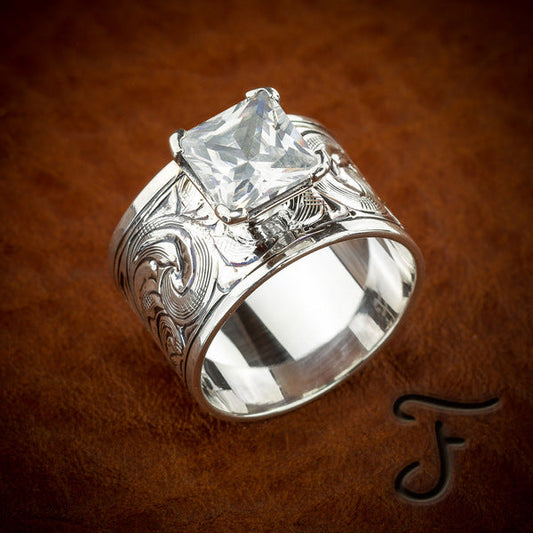 Women's & Men's & Zircon Retro Fashion And Clothing Rings