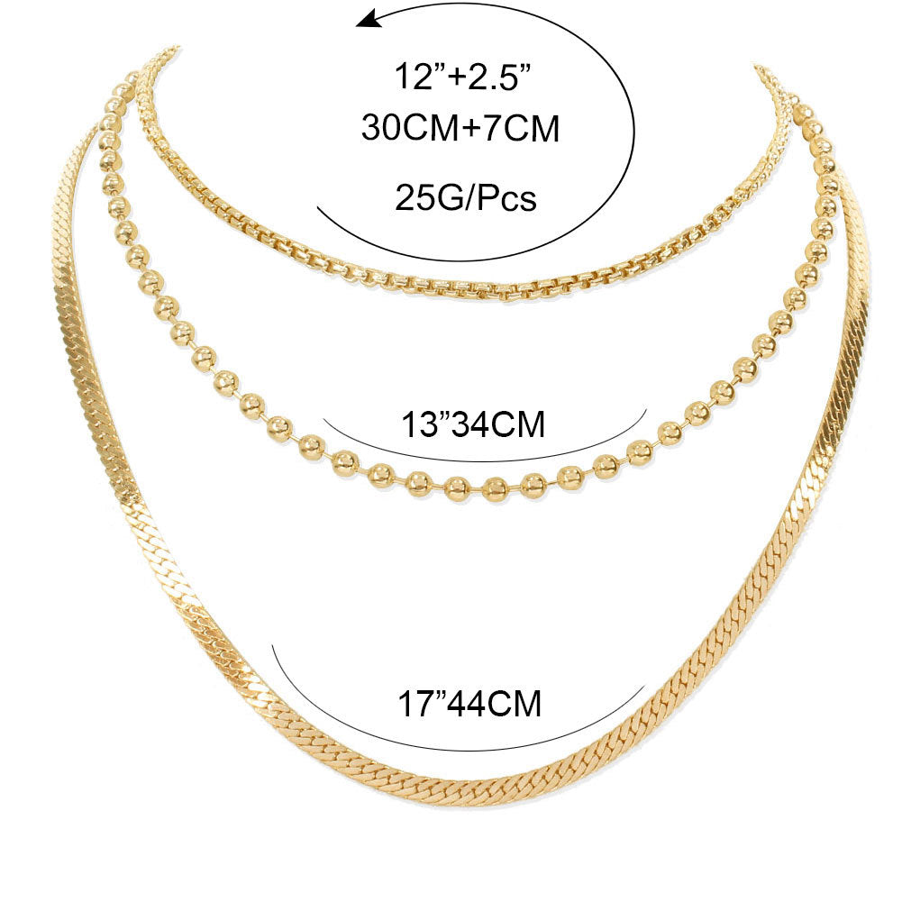Women's Personalized Gold Clavicle Chain Fashion Necklaces