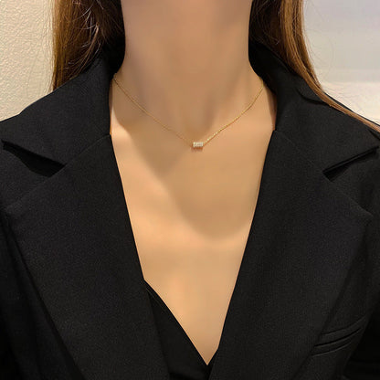 Temperament Entry Lux Small Waist Rhinestone Necklaces