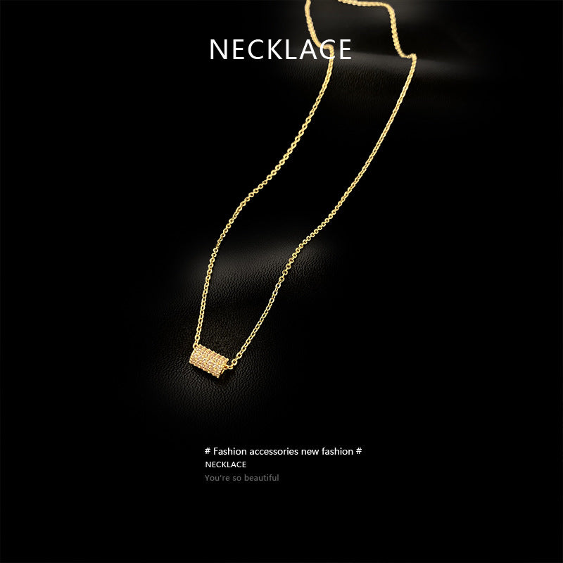 Temperament Entry Lux Small Waist Rhinestone Necklaces