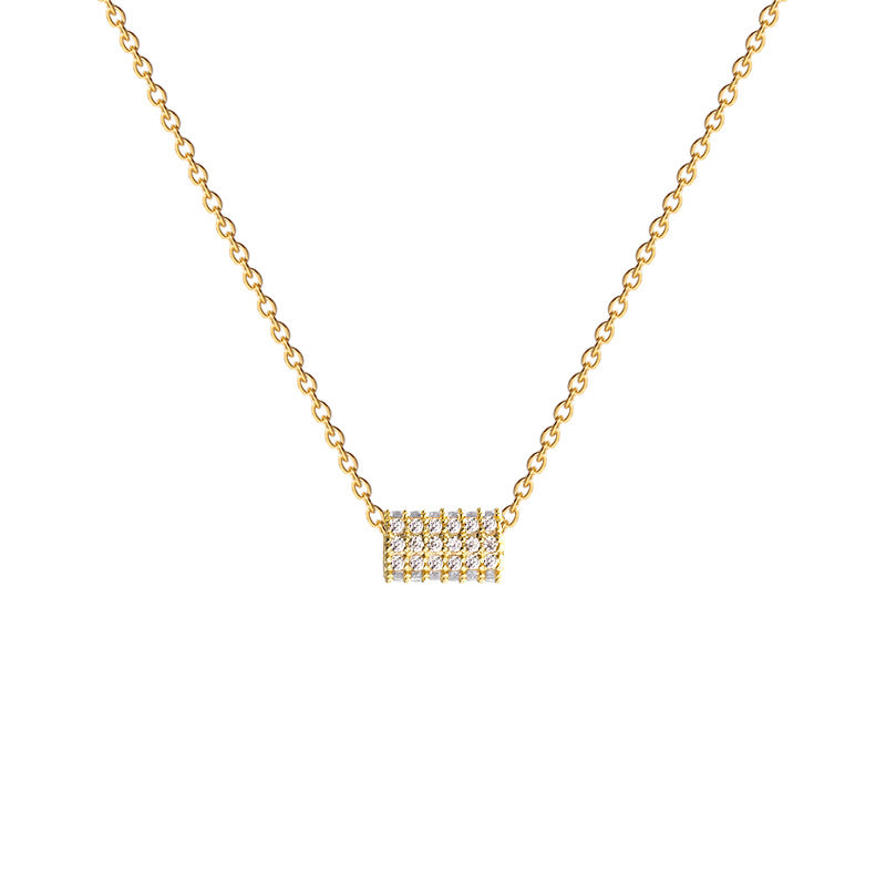 Temperament Entry Lux Small Waist Rhinestone Necklaces
