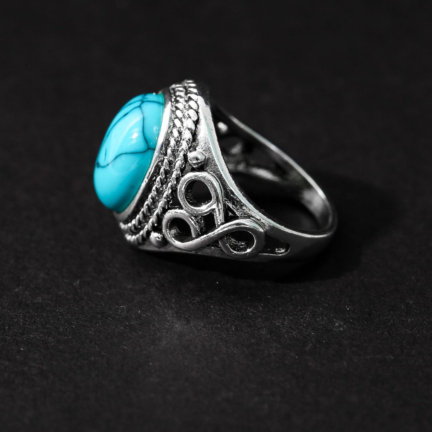 Women's & Men's & Vintage Turquoise Bridal Wedding Engagement Rings