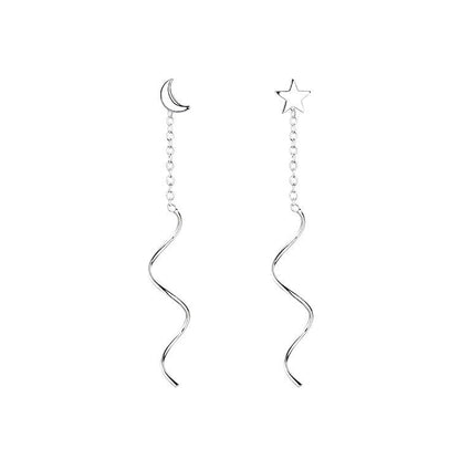 Long French Style Temperament Special Interest Earrings