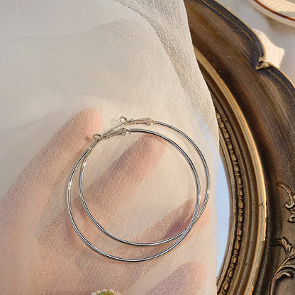 Women's Large Circle Simple For Fashion Eardrops Earrings