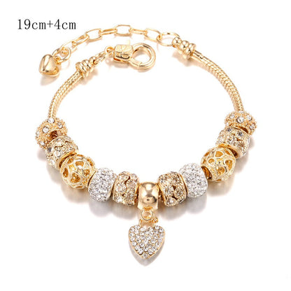 Innovative Alloy Bead Gold Beads Ornament Bracelets