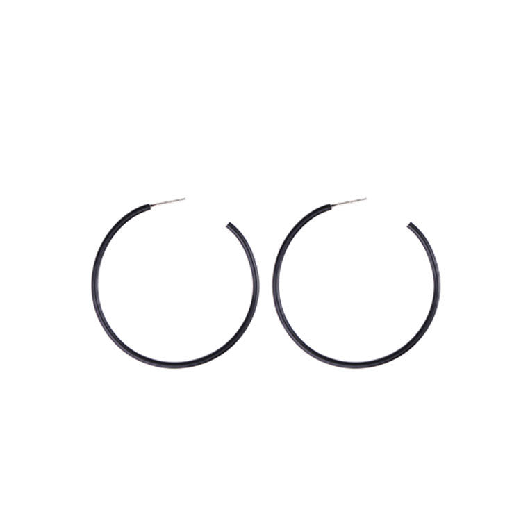 Sier Needle Ear Fashion Geometry Pattern Earrings