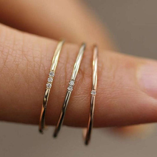 Creative Fine And Tiny Mini Drill Rings