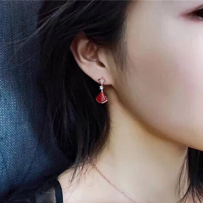 Women's Sterling Sier Korean Style Simple And Light Earrings