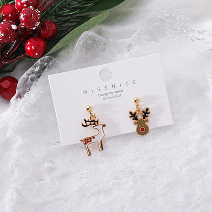Christmas Small Gift Eardrops Socks Female Rings