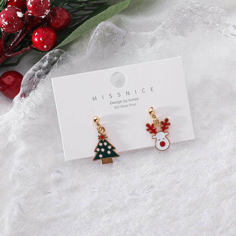 Christmas Small Gift Eardrops Socks Female Rings