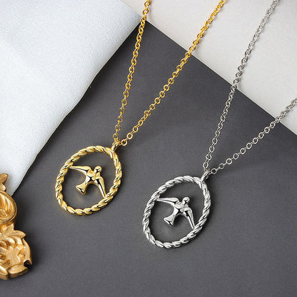 Hollow Swallow Female Retro Aloofness Style Necklaces