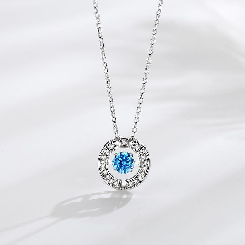 Women's Sterling Sier Simple Cold Style Rose Necklaces