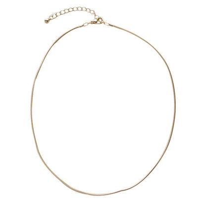 Simple Glossy Snake Chain Trendy Style Necklaces