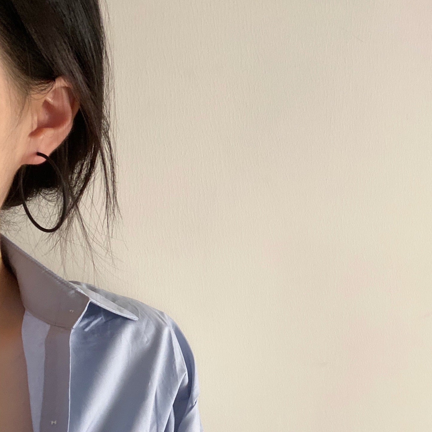 Circle Big Hip Hop Punk Niche Earrings