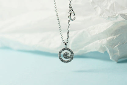 Women's Letter For Diamond Inlaid Clavicle Chain Trendy Necklaces