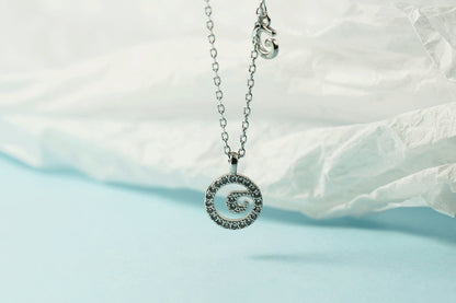 Women's Letter For Diamond Inlaid Clavicle Chain Trendy Necklaces