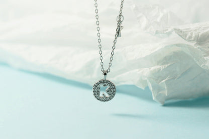 Women's Letter For Diamond Inlaid Clavicle Chain Trendy Necklaces