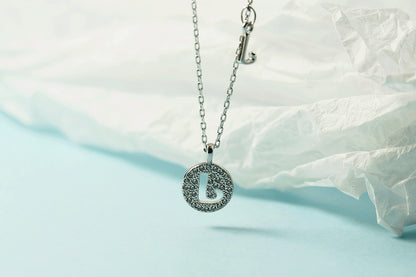 Women's Letter For Diamond Inlaid Clavicle Chain Trendy Necklaces