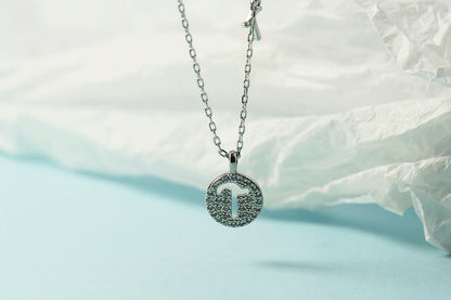 Women's Letter For Diamond Inlaid Clavicle Chain Trendy Necklaces