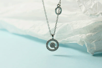 Women's Letter For Diamond Inlaid Clavicle Chain Trendy Necklaces