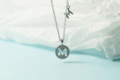 Women's Letter For Diamond Inlaid Clavicle Chain Trendy Necklaces