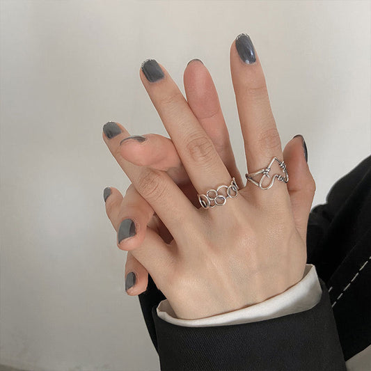 Heart Shaped Love Female Index Finger Rings