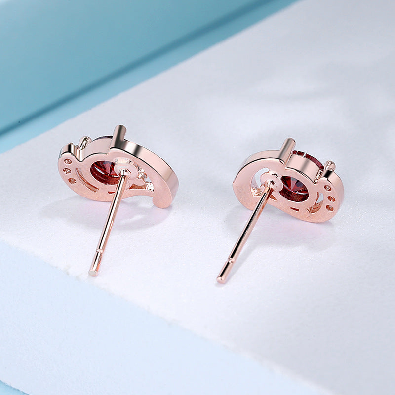 Gold Simple Retro Chinese Style Popular Ornament Female Earrings