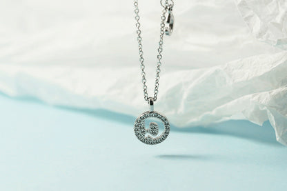 Women's Letter For Diamond Inlaid Clavicle Chain Trendy Necklaces