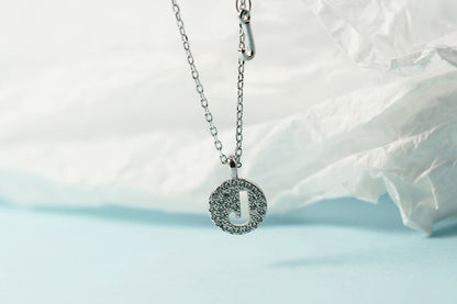 Women's Letter For Diamond Inlaid Clavicle Chain Trendy Necklaces