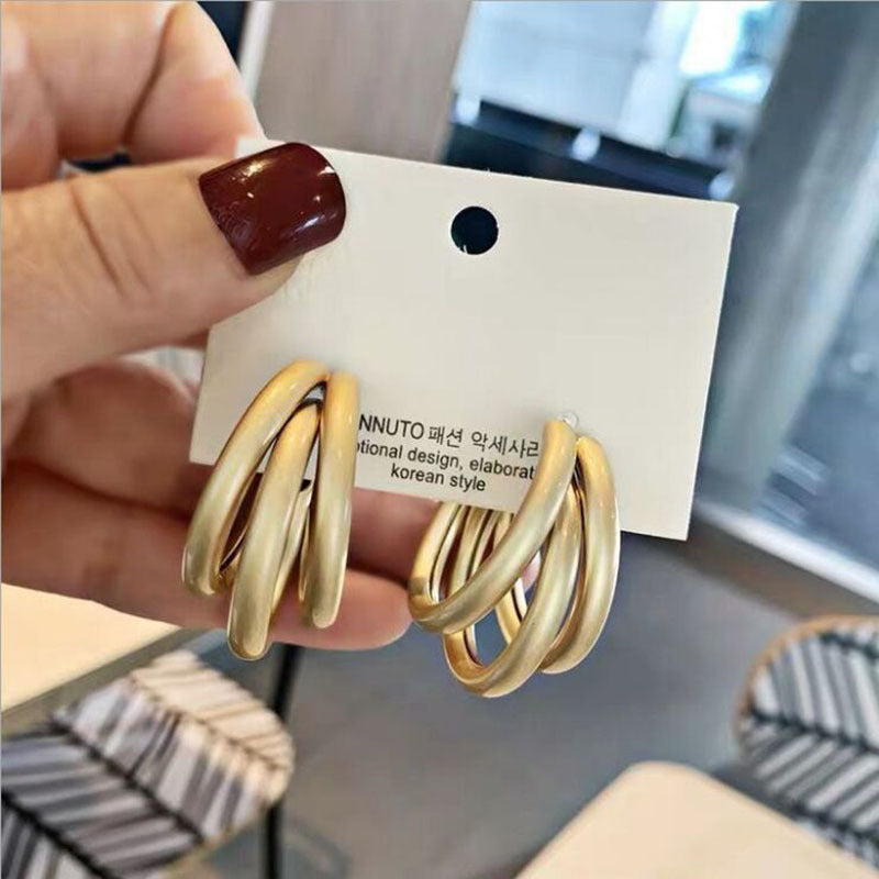 Chen Shuting Sier Needle Frosty Style Simple And Rings