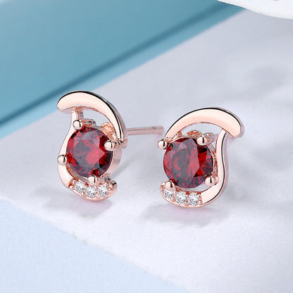 Gold Simple Retro Chinese Style Popular Ornament Female Earrings